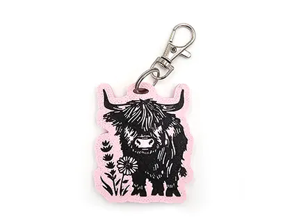 Highland Cow Keyring