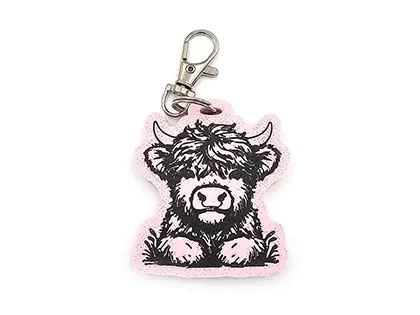 Hairy Coo Keyring