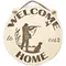 Welcome To Our Home Shooting Hunting Themed Hanging Wall Plaque / Sign