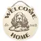 Welcome To Our Home Spaniel Hanging Wall Door Porch Plaque / Sign