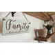 Family is the Heart of the Home Decorative Sign | Plaque