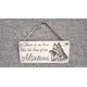 Alsatian wall plaque with There is no love like the love of an Alsatian