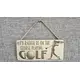 Female Golfing Decorative Sign | Plaque