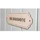 Bedroom Decorative Door Sign | Plaque | Plain | Decoupaged | Hand Painted