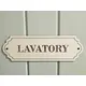 Lavatory Door Decorative Sign | Plaque | Elegant Design