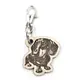 Personalised Dachshund Novelty Wooden Keyring Shaped with Split Ring and Clip