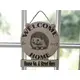 Personalised Welcome to our Home Hedgehog Plaque Decorative Sign