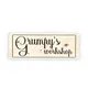 Grumpy's Workshop Personalised Solid Wooden Sign Outdoor Plaque