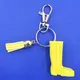 Welly Boot Gardening Themed Keyring with Tassle and clasp