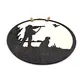 Hunting Themed Sign Shooting Scene Wall Plaque